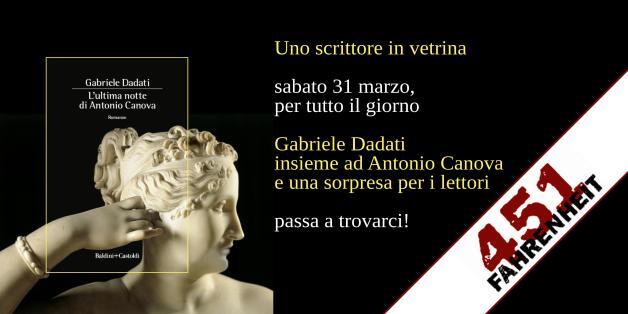 scrittore in vetrina