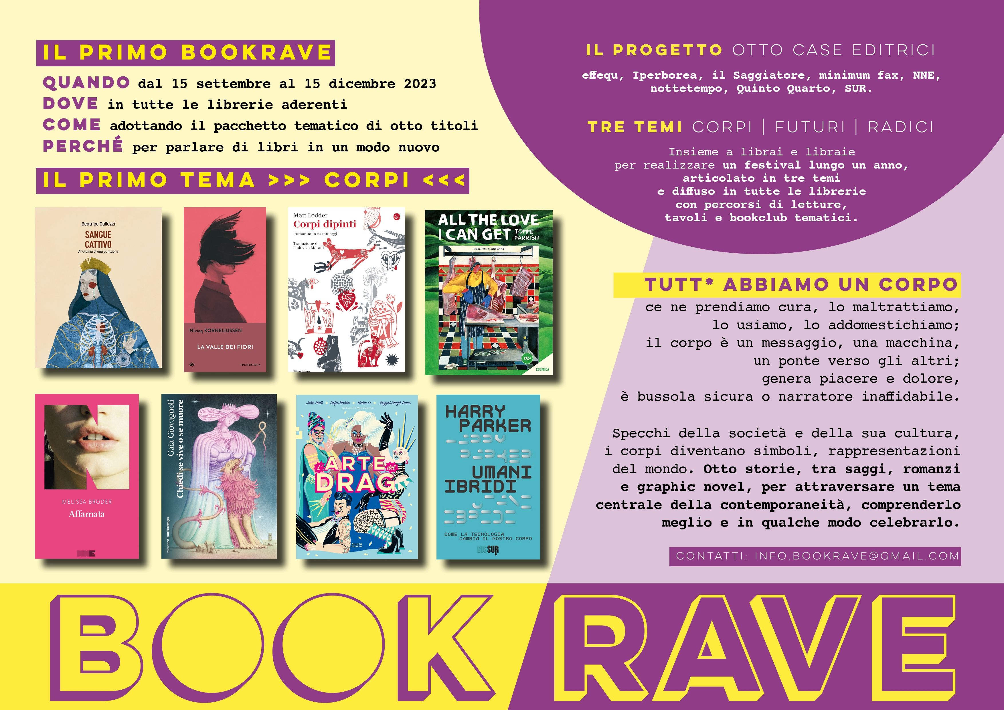 Book Rave Iniziativa Book Rave – Libreria Fahrenheit 451 – Via Legnano 4, Piacenza